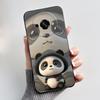 Для Oukitel C59 Чехол Oukitel C59 Pro Обложка Роскошный Милый Любовь Кролик Забавный Узор Черный ТПУ Мягкий Силикон Защитный Чехол для Телефона