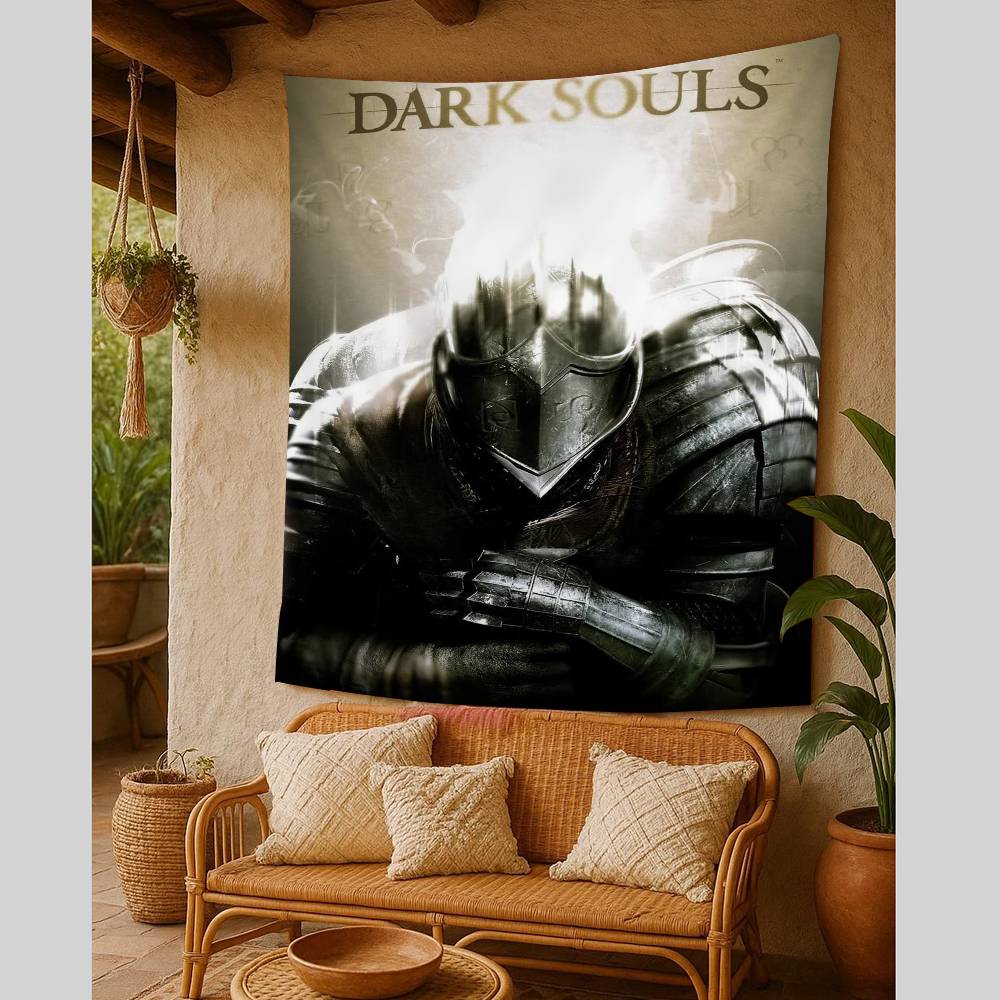 Dark Souls 3 Retro Art Hanging Bohemian Tapestry Bohemian Wall Tapestries Mandala Cheap Hippie Wall Hanging