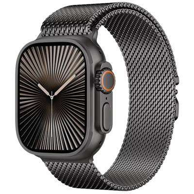 Для ремешка Apple Watch 46 мм 44 мм 45 мм 49 мм 42 мм Металлический магнитный браслет для Iwatch Series 10 9 7 8 5 6 SE Ultra2 Запасной ремешок