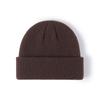 Men's and Women's Autumn and Winter Warm Hat All Match Solid Beanie Knitted Wool Melon Cap
