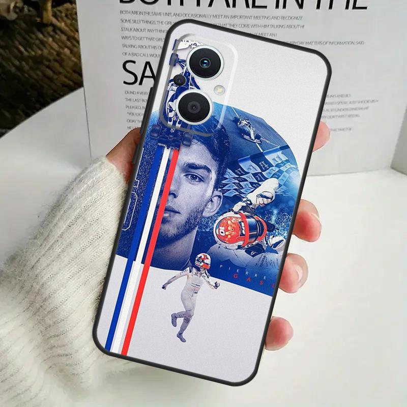Pierre Gasly 10 F1 Case For OPPO Reno 10 Pro 11F 4 5 6 7 8 Lite 4Z 5Z 8T OPPO Find X2 X3 X5 Lite X6 Pro Cover