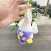 Delightful Mini Plush Goose Doll Keychain Soft Colorful Accessories For Kids