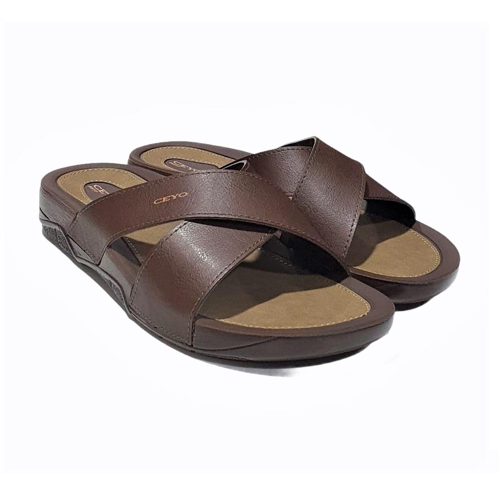 Ceyo 9877 Мужские полноанатомические тапочки на роликовой подкладке