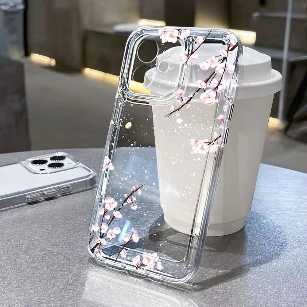 Cute Little Daisy Flowers Clear Phone Case For Xiaomi Mi Poco X6Pro X6 X7 X5 Pro Mi Poco F7 Pro F6 F5 Silicone Cover