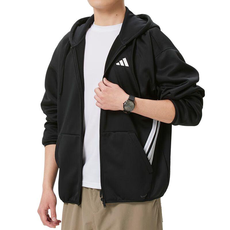 adidas Crazwarm Fz Удобная Мягкая Ветрозащитная Куртка-Толстовка на Молнии Мужские Куртки JZ9673