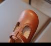Белые кожаные туфли 'Белая принцесса' для девочек 2025 - Мягкая подошва, Британский стиль, Идеально для весны и осени