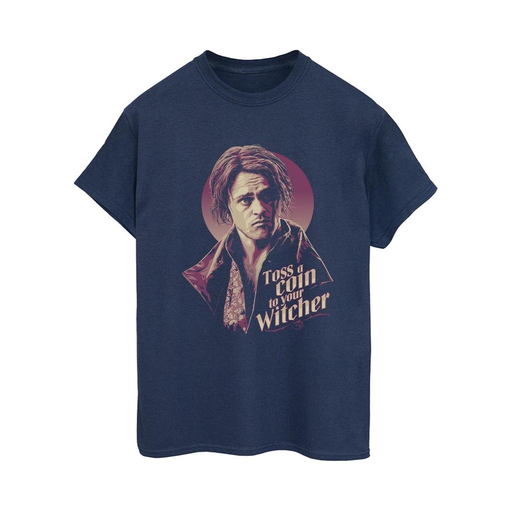 Netflix Womens/Ladies The Witcher Bard Toss A Coin Cotton Boyfriend T-Shirt