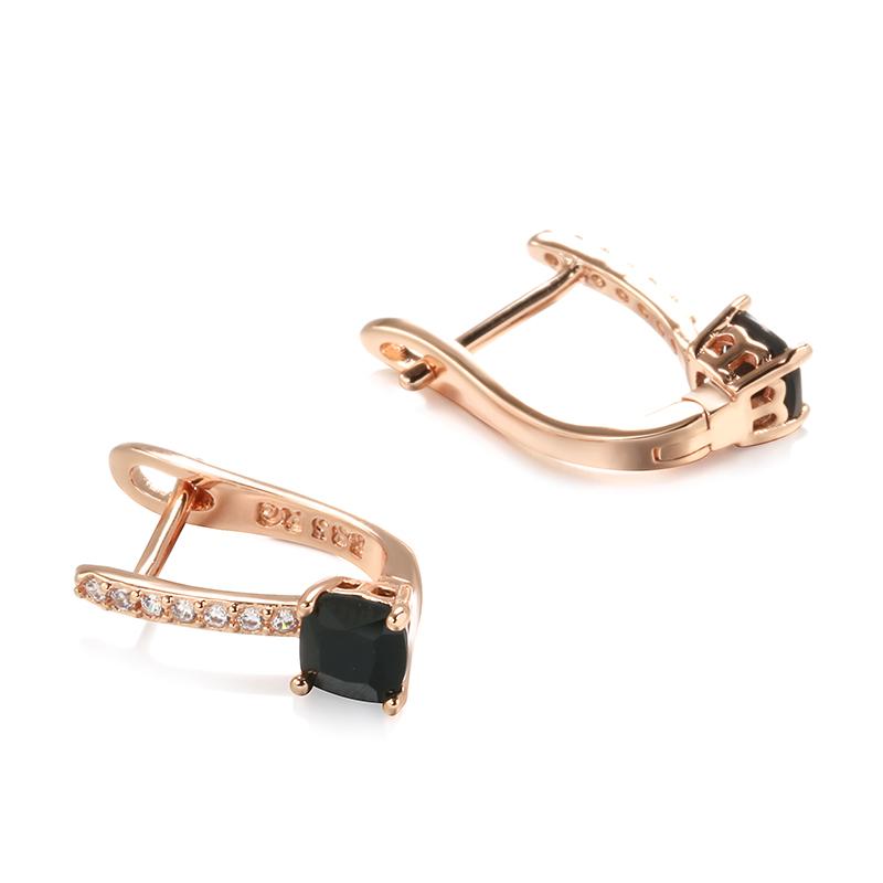 Необычные серьги-капли для женщин, серьги принцессы черного, красного, синего цвета с многоцветным камнем и цирконием, модные серьги золотого цвета для помолвки, свадебные модные украшения