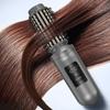 Cordless Hair Curling Iron Brush USB Rechargeable Travel Heated Round Brush 3-in-1
