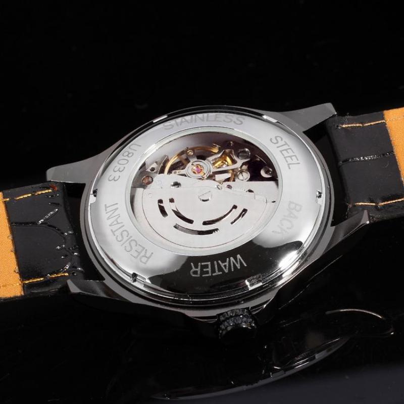 Мужские индивидуальные классические скелетонизированные часы WINNER, автоматические механические часы