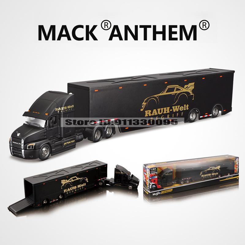 Майсто 1:64 MACK Anthem LoneStar UP Транспорт Литье Производство Прицеп Модель Симуляция Модель Коллекция Автомобилей из Сплава