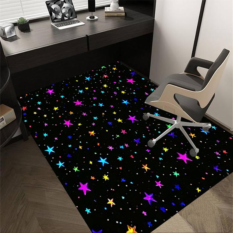 1 шт. Звезды Космос Очень Большой Нескользящий Ковер для Пола, Офис, Семья, Спальня, Студия Большой Ковер Ковры для Помещений