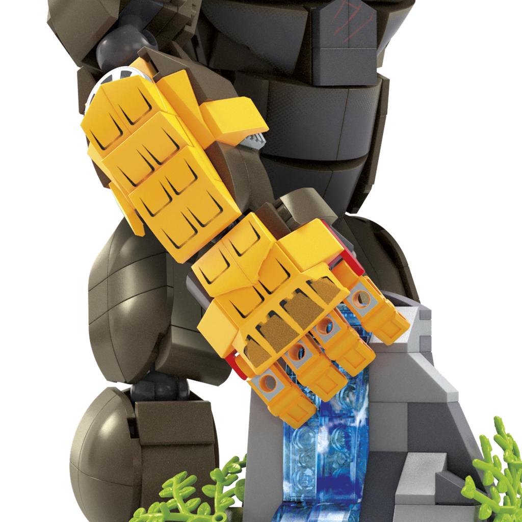 Mega Godzilla X Kong New Empire Building Set with Kong Action Figure, 541 Pieces and Accessories, Build & Display Toy for Adult Collectors