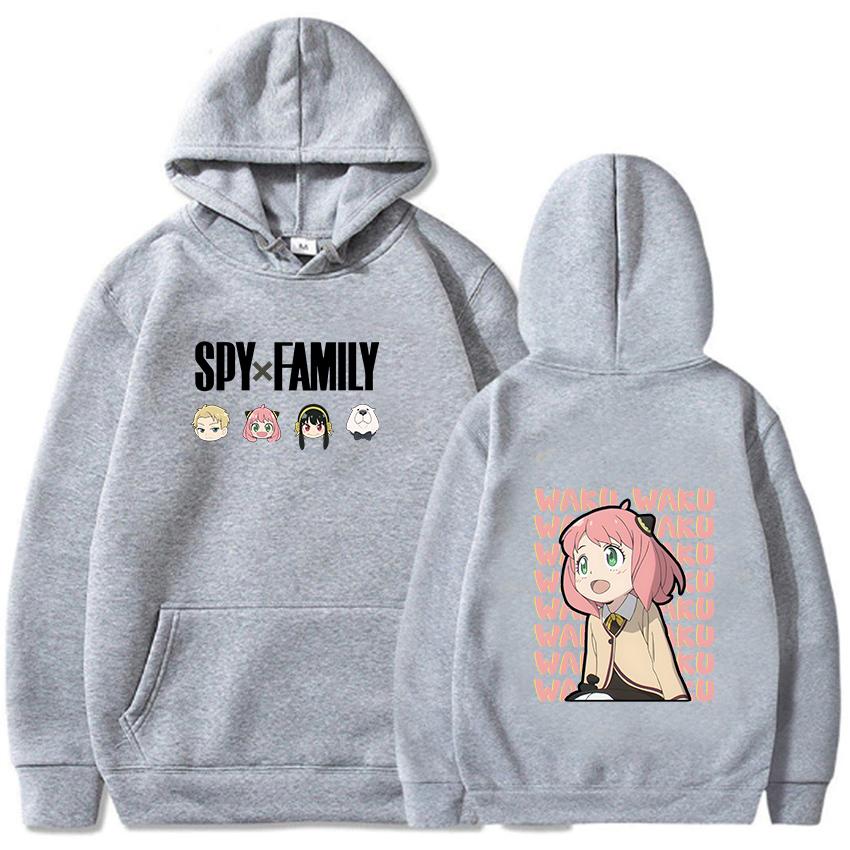 Горячая аниме-шпионка x семья Аня Форджер с графическим принтом, с капюшоном для мужчин и женщин, распространенные толстовки с капюшоном, повседневная уличная одежда, толстовка унисекс в стиле Харадзюку