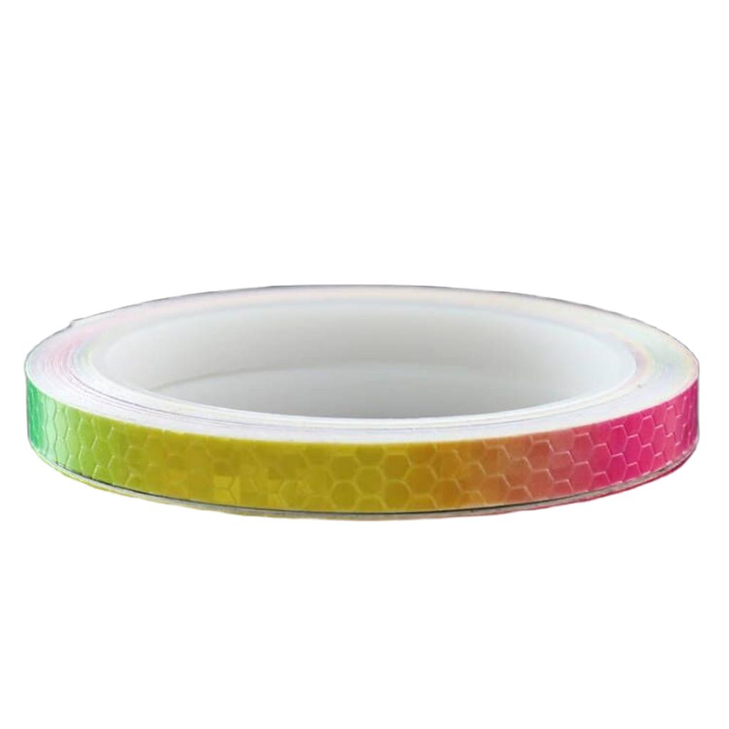 Мотоцикл Велосипеды Светоотражающие наклейки Предупреждающие наклейки на диски Водонепроницаемая лента Наклейки на велосипеды Аксессуары для велосипедов