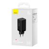 Baseus GaN5 Pro 65W High-Speed Charger with Dual USB-C & USB Ports and 100W USB-C Cable - Black