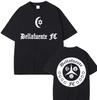 Summer Letter Pattern Printed Tshirtsuitable For Both Unisex And Unisex Fashionable And Versatile Breathable Pure Cotton Tshirt