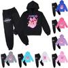 Мальчики Девочки Спортивный костюм Одежда Толстовка с капюшоном Беговые штаны Спортивные костюмы Комплект Модный наряд