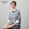 Женский кашемировый свитер Kemeng Boka в стиле Fair Isle
