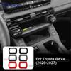 Декоративная рамка кнопки беспроводной зарядки для Toyota RAV4 2026-2027 LHD RHD