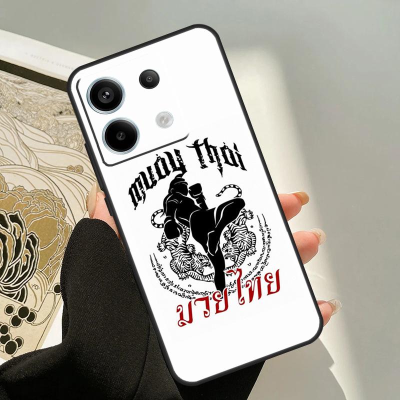 Muay Thai Tahiland Martial Art Case For Xiaomi Redmi Note 13 14 Pro 12 11 9 10 9S 10S 11S 12S Redmi 13C 10C 12C 14C Cover