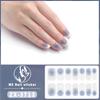 ZX 3D Waterproof No-Cure Gel Nail Wraps, Full Cover Japanese & Korean Style Spring & Summer Nail Stickers, Nail Patch Films