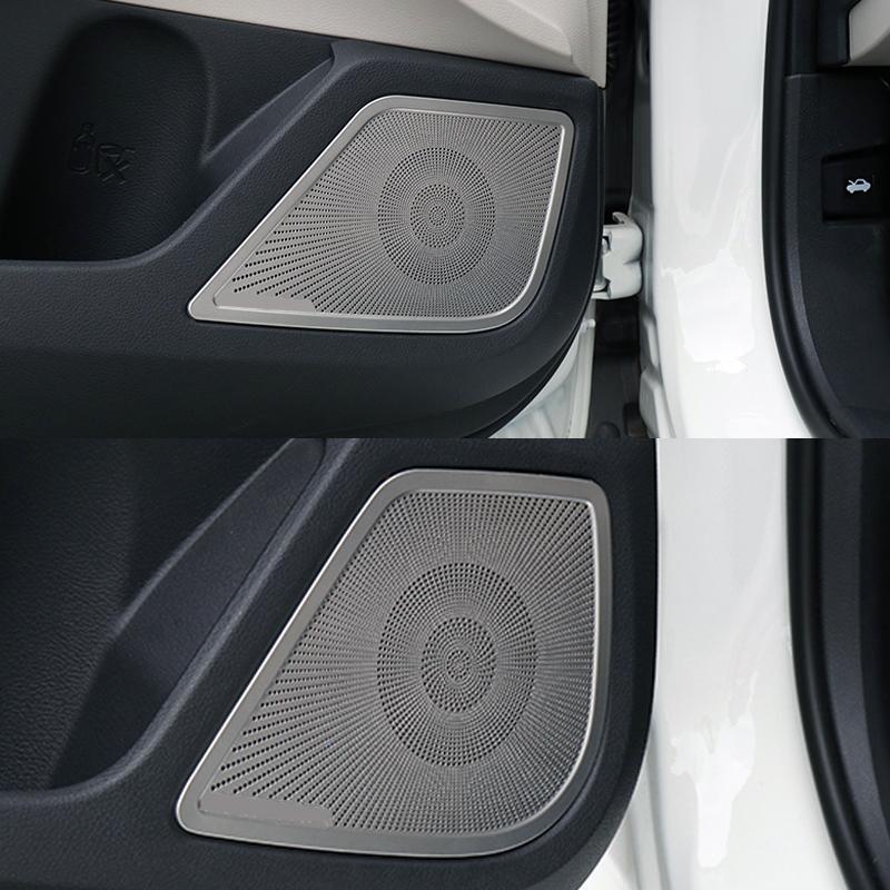 Для Nissan Teana Altima L34 2018-нержавеющая дверная панель автомобиля, панель громкоговорителя, звуковой чехол для динамика, накладка на рамку, наклейка