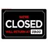 Винтажная настенная табличка Open/Closed, ретро табличка из металла для бара, Заходите, Добро пожаловать, настенный декор, для бара, клуба, плакат для мужской пещеры, WY279