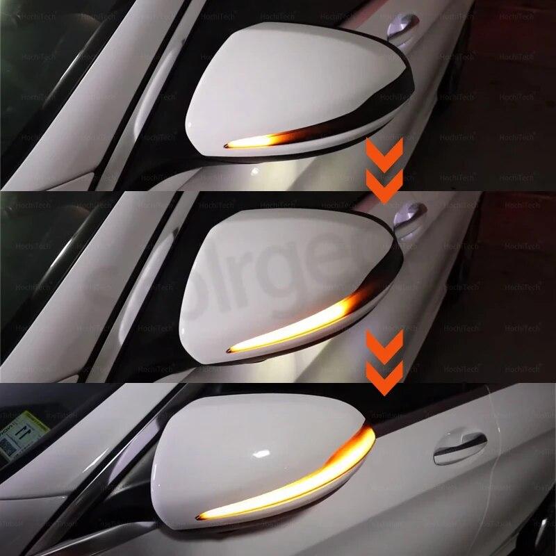 Динамический поворотник, светодиодный индикатор поворота для Mercedes Benz W205 W213 W222 Glc Amg, последовательный индикатор бокового крыла зеркала заднего вида