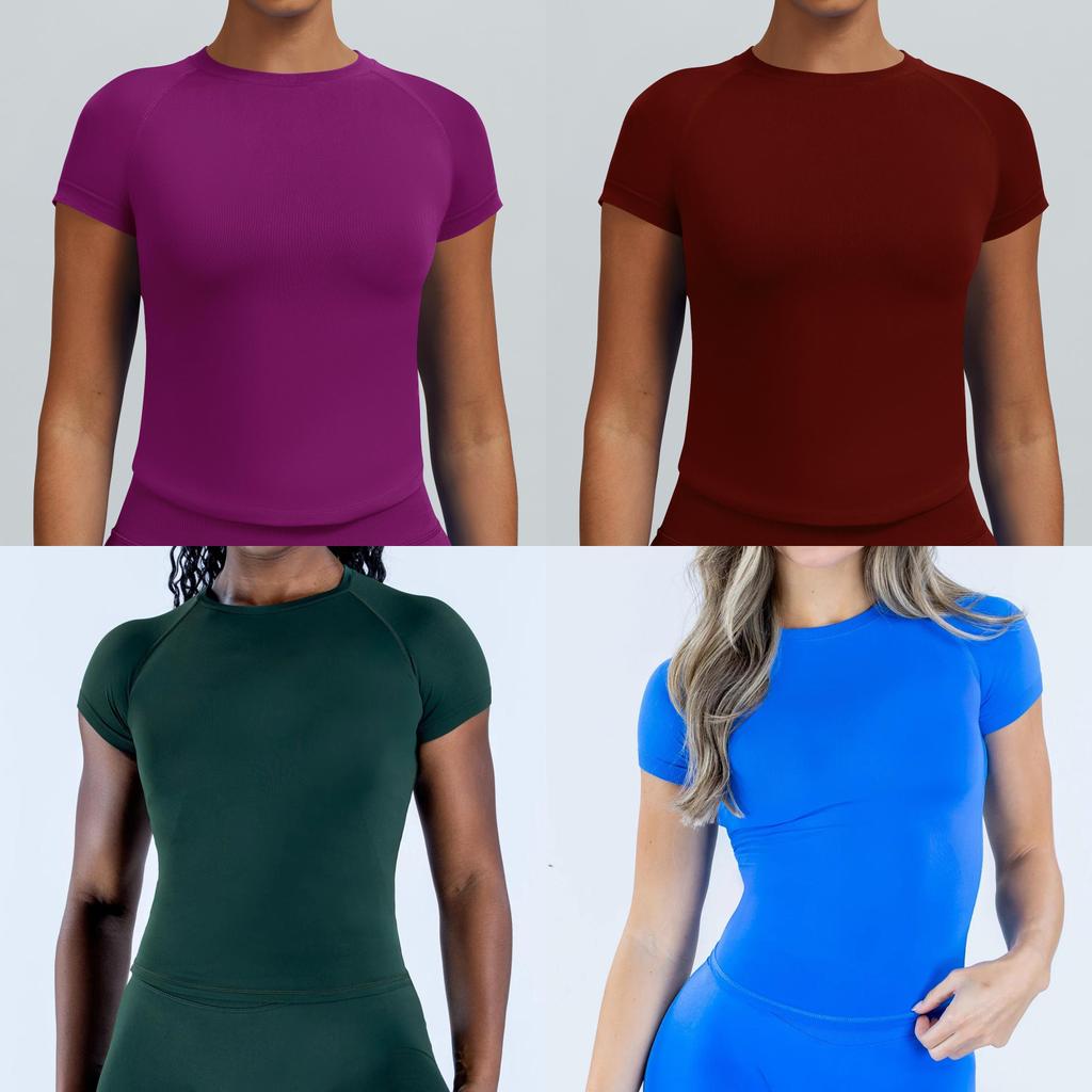 Athletic T Shirt For Women With Moisturewicking Fabric For Running And Yoga