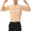 Men Muscle Shirt Costume Chest 3D Adults Bodybuilder Cloth for Roles Play