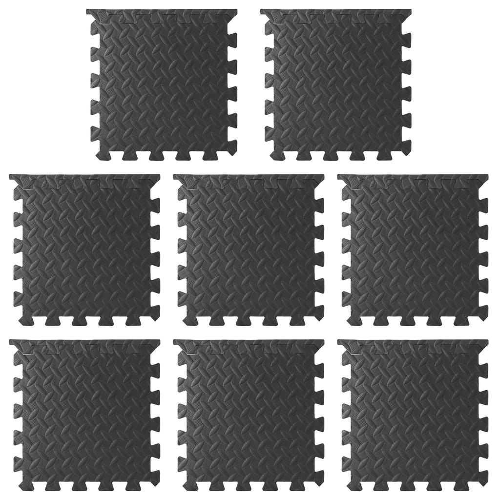 8 шт. Мягкий детский игровой коврик EVA пена Соединяющийся коврик Плитки для домашнего спортзала Защитные накладки для пола Напольные коврики из пены