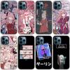 Zero Two Darling In the FranXX Anime Case For Apple iPhone 14 13 12 Mini 11 Pro Max 7 8 XR X XS 7 8 Plus SE 2020 2022 Cover
