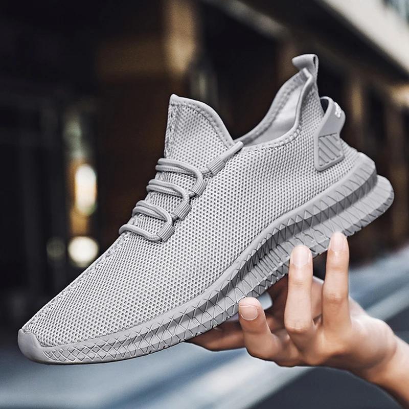 Fashion Platform Men Casual Shoes Breathable Men's Running Shoes Lightweight Women Vulcanized Shoes Flexible Anti-slip Sneakers