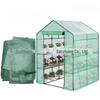 Greenhouse Flower House Insulating & Rainproof PE/PVC Transparent Cover (No Frame)