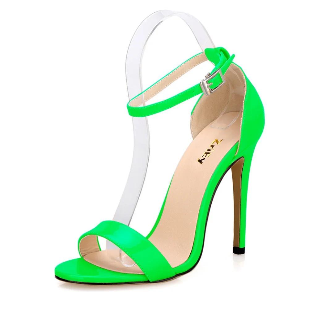 Женские сексуальные туфли-лодочки Летние босоножки на низком каблуке 5 см с ремешком на щиколотке Открытые носки Сексуальные туфли на высоком каблуке Свадебные туфли для вечеринок Женские босоножки больших размеров