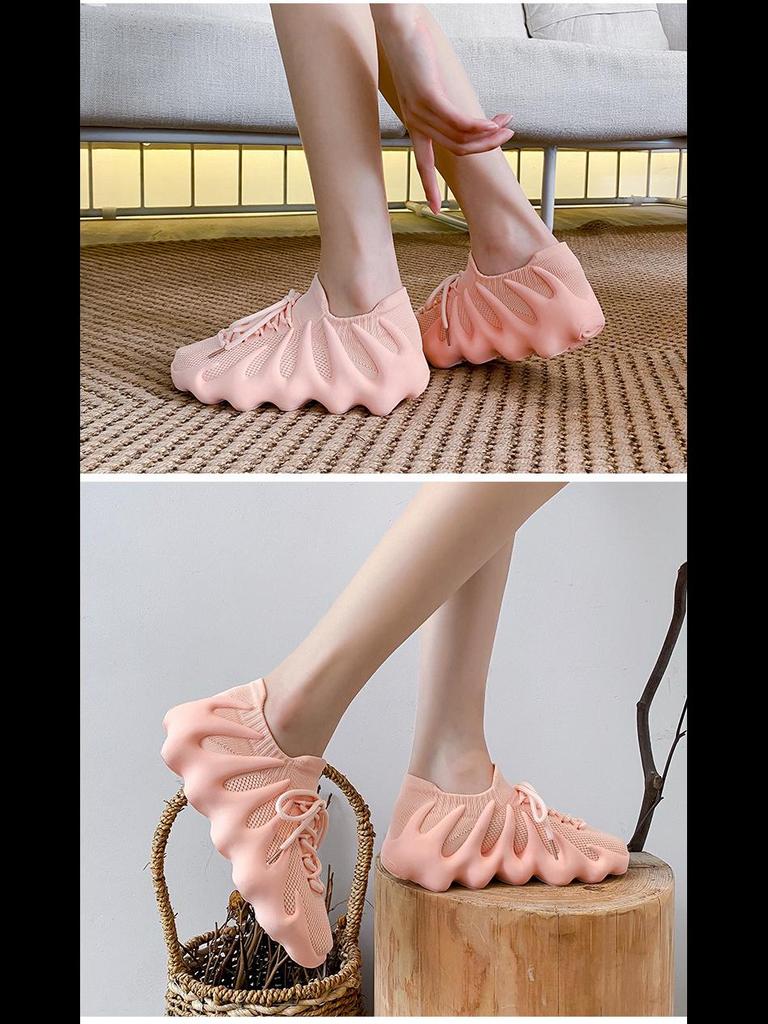 2024 Летние дышащие носки Volcano кроссовки для бега, унисекс Flying Woven Coconut Style F450