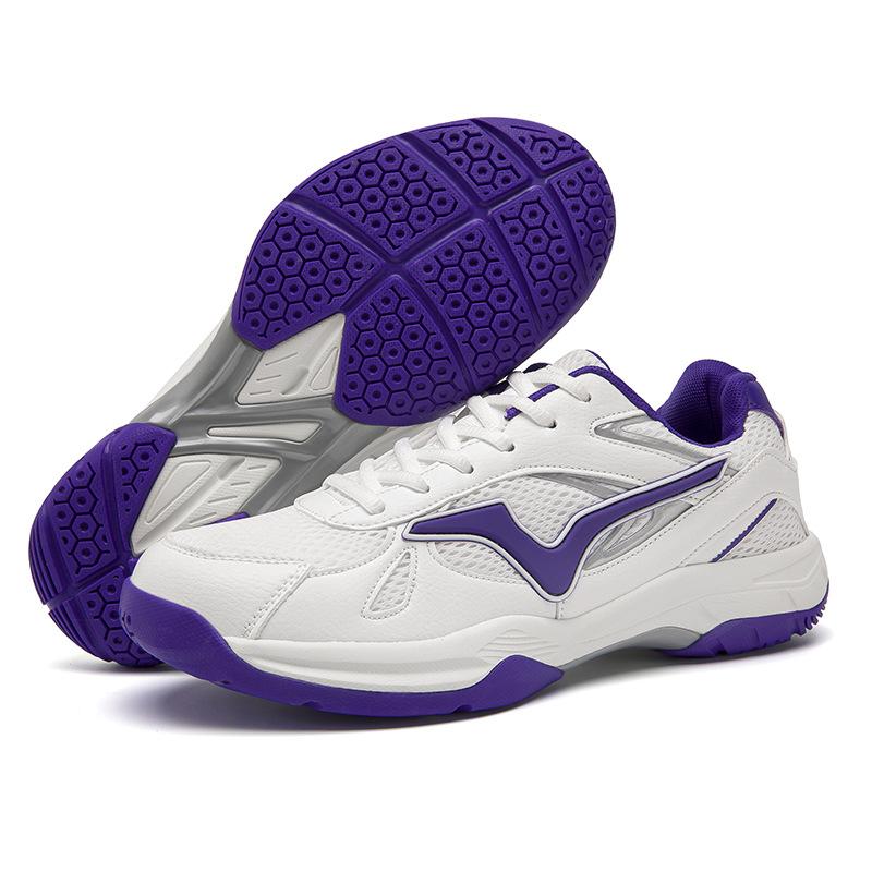 Badminton shoes men's and women's professional tennis feathers ultra-light professional badminton tennis training shoes