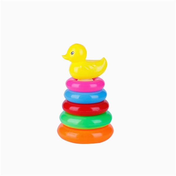 Красочная радужная игрушка-сборка для младенцев и малышей — способствует развитию моторики и раннему образованию