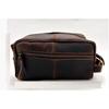 Genuine Buffalo Leather Toiletry Bag Travel Dopp Kit Shaving Case for Men Women