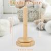 Bamboo Wood Yarn Stand Yarn Spool Storage Stand Home Braided Table Top Rotary Ball Wooden Winder Yarn Ball Holder Dispenser