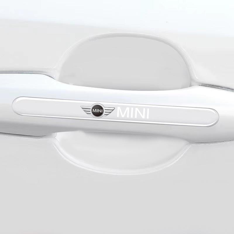 4PCS Car Door Transparent Strip Rearview Mirror Anti-Collision Protection Strip For MINI Cooper F54 F55 F56 R56 R60 Roadster Clubman Coupe