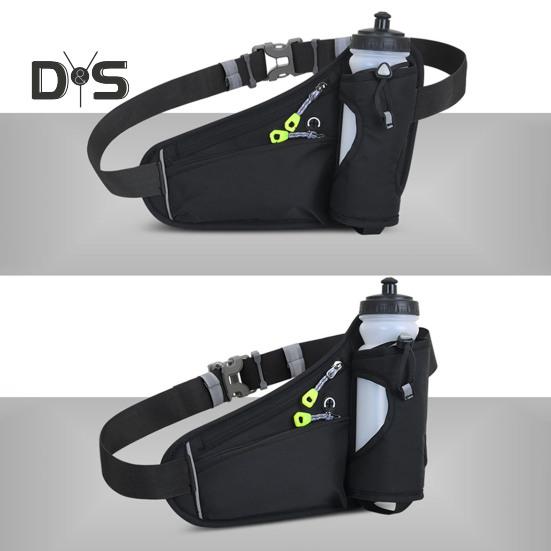 Водонепроницаемая сумка на пояс для бега, спортивная сумка на пояс с бутылкой воды, регулируемая сумка на пояс для бега, езды на велосипеде, пешего туризма