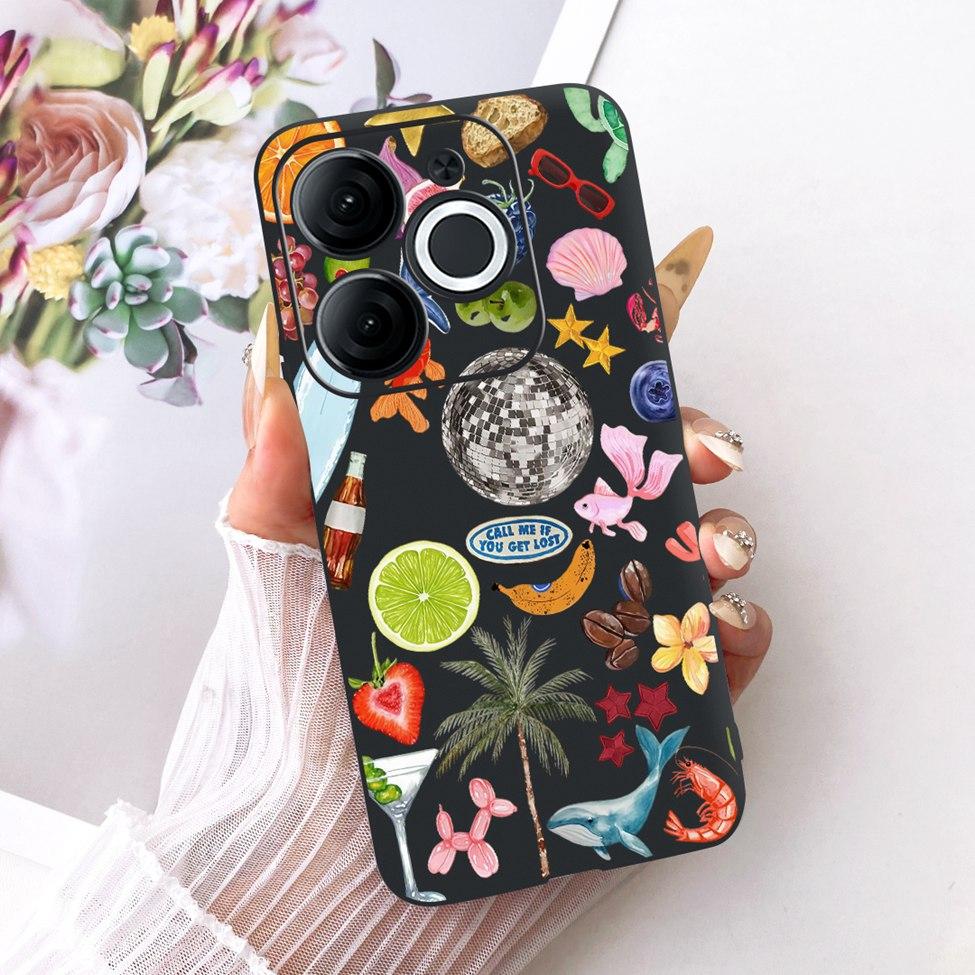 Чехол для ITEL A80 Силиконовый Чехол Милый Кот Модный Забавный Расписной Funda Для ITEL A671L A671LC Корпус Телефона