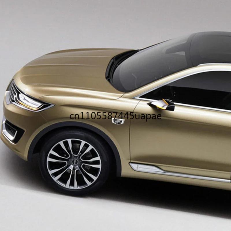 Metal Chrome Car Side Body Emblem for Cadillac STS CT5 CT6 BLS Escalade ATS CTS SRX XTS STS DTS XT5 Rear Trunk Decorative Badge