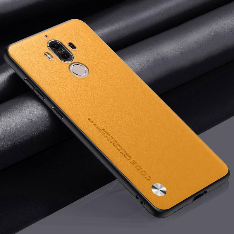 Роскошный чехол из искусственной кожи для Huawei Mate 9 Pro Mate9 Задняя крышка Силиконовый чехол для телефона с полной защитой для Huawei Mate 10 Pro Mate10