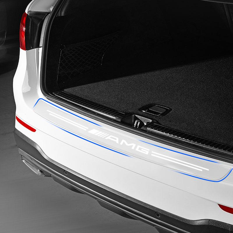 1Pcs Transparent Car Trunk Badge Protective Sticker Car Accessories For Mercedes Benz AMG GLE GLS GLC CLA GLB ML W204 W206 W205 W212 W203