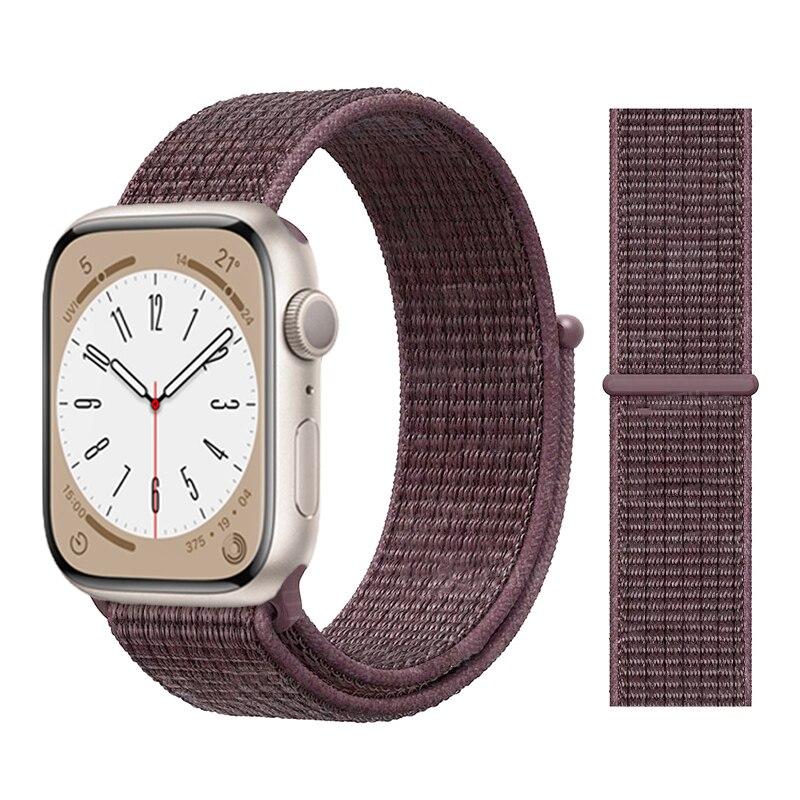 Нейлоновый ремешок-петля для Apple Watch Band 49 мм, 44 мм, 45 мм, 41 мм, 40 мм, 42 мм, 38 мм, браслет Correa iwatch series 3, 4, 5, 6 Se 7, 8, ультра, 49 мм, ремешок