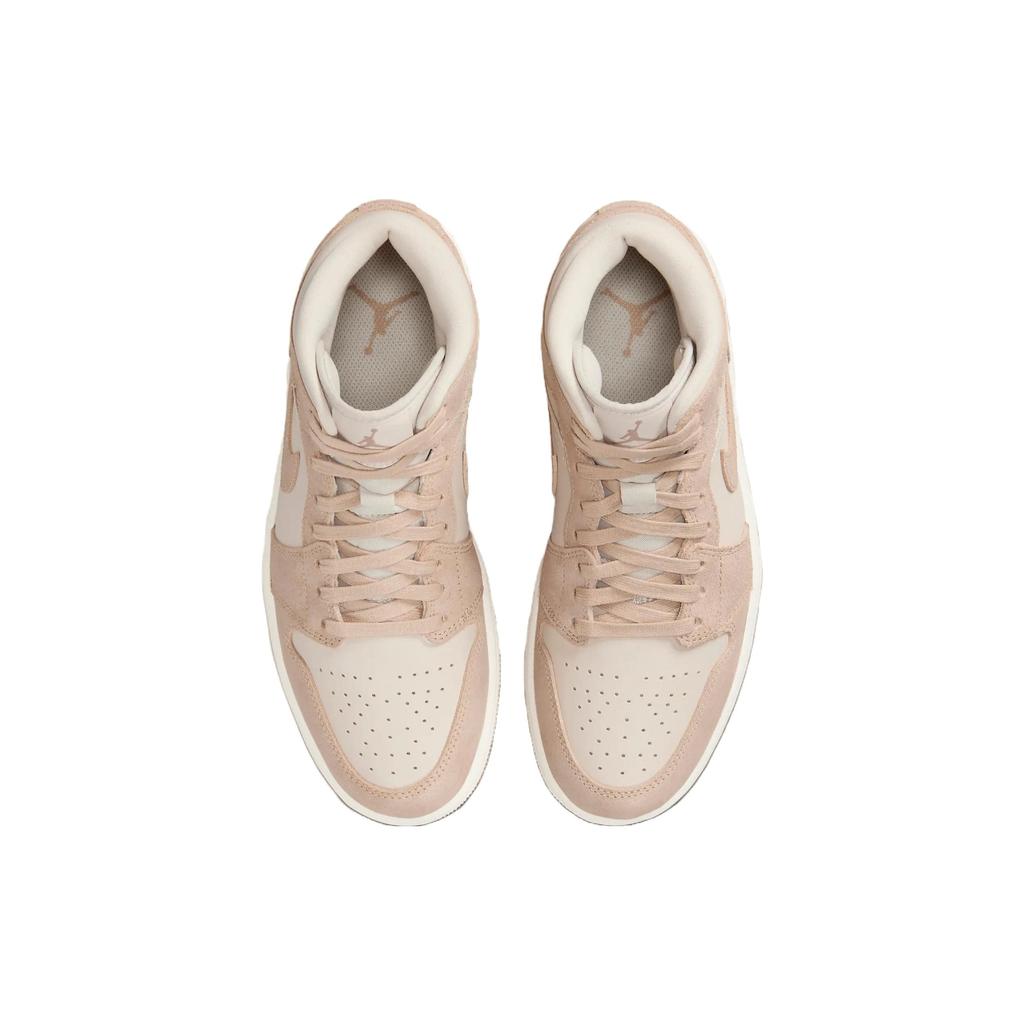 Air Jordan 1 Mid SE Legend Светло-коричневые женские кроссовки Sail Legend-Medium-Brown FJ3448-200