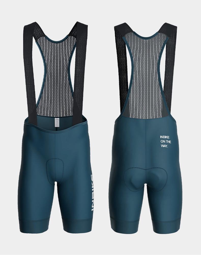 INBIKE Men's Cycling Bib Shorts, Breathable & Sweat-Wicking, for Spring/Summer Road Biking